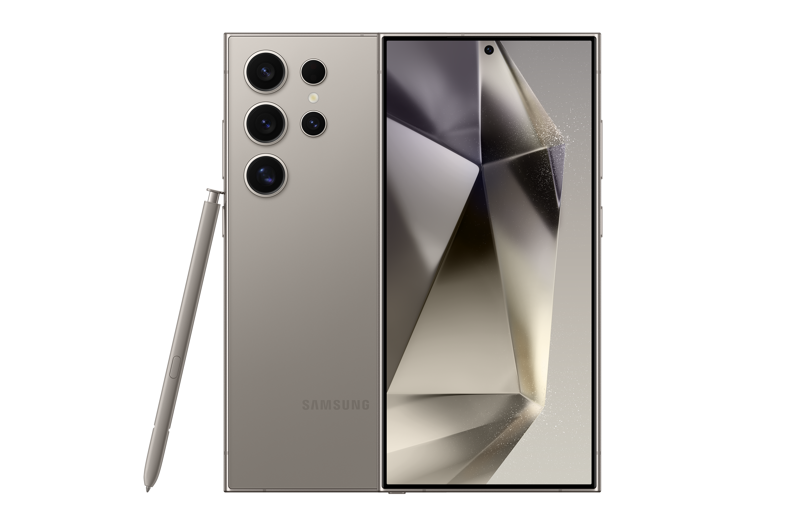 Grade A Samsung Galaxy S24 Ultra 5G 256 GB/512 GB SIM Free Colours: Titanium Grey, Titanium Black, Titanium Yellow