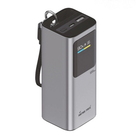 100W Power Bank 20000mAh Capacity + Smart TFT Screen Panther Force Signature Premium Quality with USB-C Cable: 2 Ports USB-C PD & USB-A Fast Charging, Flight-Approved for Travel & Business Use