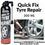 300ml Quick Fix Tyre Repair Emergency Spray: Emergency Puncture Seal & Inflate Foam Spray