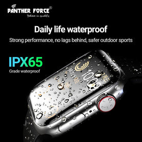 Pantherforce Bluetooth Smart Watch with 1.75” HD Touchscreen, Heart Rate & Sleep Monitor, Fitness Tracker, Call & Message Notifications