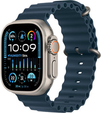 New open box: Apple Watch Ultra 2 GPS + Cellular, 49MM Navy Ocean Band & Natural Titanium Case