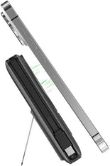 Panther Force Ultra-Thin 10,000 mAh Magnetic Wireless Power Bank 22.5W with 2 Ports and Built-In USB C: Compatible with Samsung Galaxy, Smartwatches, Wireless Earbuds, and iPhones 12/13/14/15