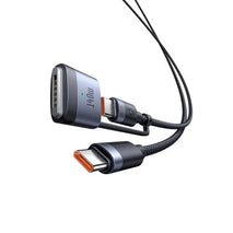 240W 2-in-1 USB-C to USB-C 2M Cable with 140W MagSafe 3 Fast Charging Adapter – Compatible with MacBook Pro 14” & 16” (2021–2024), MacBook Air M2/M3, USB-C Laptops & Devices