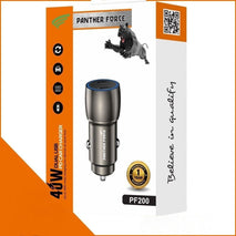 40W Car Charger Cigarette Port with 2x 20W PD 3.0 USB-C Ports, Very Fast Charging - interiorautotech