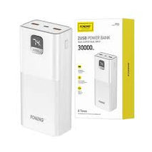 Foneng 30,000mAh Fast Charging Power Bank with 3 USB ports - 2x USB-A and 1x USB-C - interiorautotech